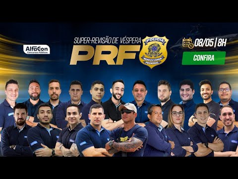 Revisão de Véspera PRF - AO VIVO - AlfaCon