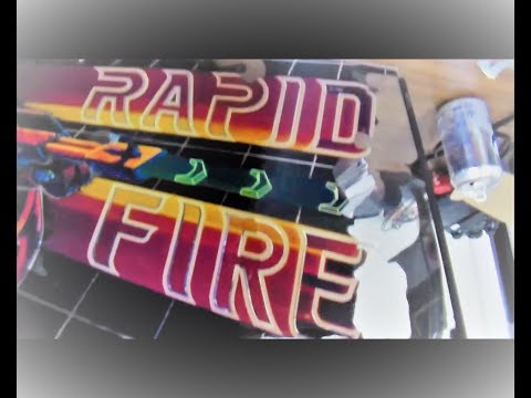 Repairing our Completely Destroyed Rapid Fire Backglass