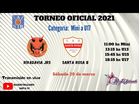 MINI - RIVADAVIA JUNIORS VS SANTA ROSA "B" - FORMATIVAS ASB 2021