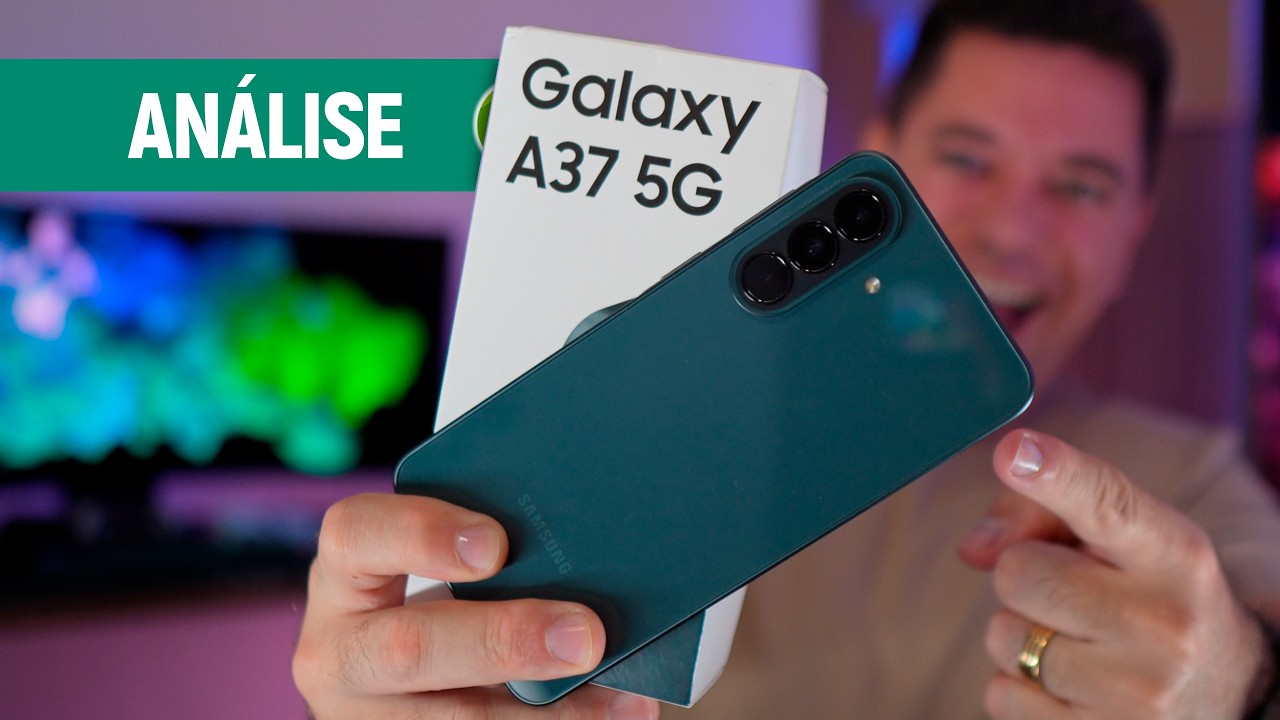 Miniatura da avaliação em vídeo de Smartphone Samsung Galaxy A37 5G 256GB 8GB RAM