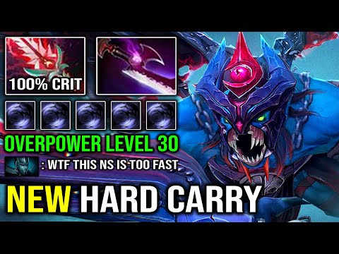 SUPER HARD CARRY Level 30 Night Stalker Even Rapier PA Can't Handle Him with 100% Crit Dota 2