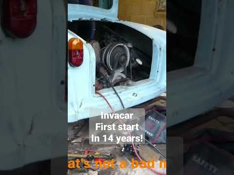 Thumbnail for Invacar first start in 14 years! #classiccars #enginestart #car by Invacar