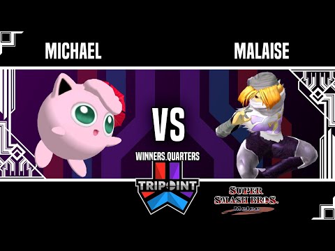 Tripoint Smash 196 - Winners Quarters - Michael(Jigglypuff) Vs. Malaise(Sheik)