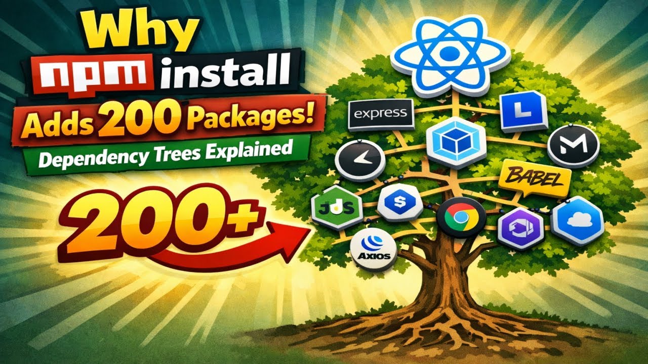 Why npm install Adds 200 Packages: Dependency Trees Explained