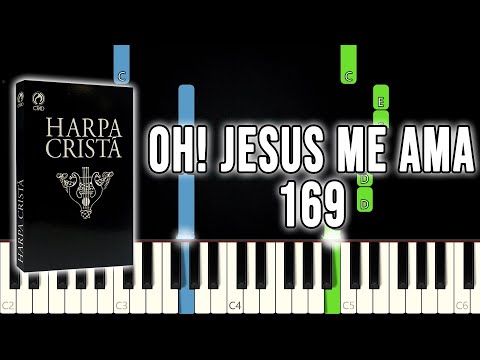 Oh! Jesus Me Ama - Hino da Harpa Cristã 169 | VERSÃO FÁCIL | Piano e Teclado Tutorial