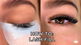 How To Do a Lash Fill Procedure