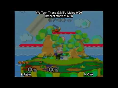 We Tech Those 9/29 Melee Singles WR1: Pablo (Fox) vs. Klink (Marth, Falco)