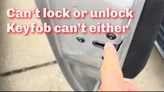 Replace door lock actuator on GMC Yukon, Chevy Suburban/Tahoe