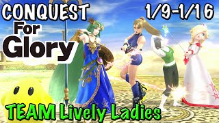 TEAM Lively Ladies ~ Conquest For Glory | Super Smash Bros. for Wii U