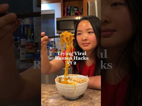 Trying viral ramen hacks pt 2