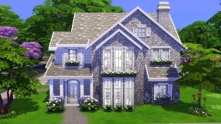 The Sims 4: Speed Build // BASE GAME ONLY FAMILY HOME // NO CC