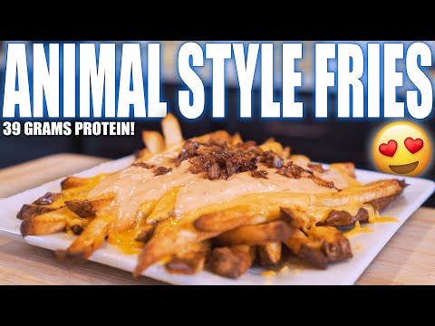 ANABOLIC ANIMAL STYLE FRIES | Easy High Protein In-N-Out Copycat Recipe