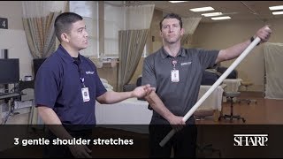 3 Gentle Stretches to Reduce Shoulder Pain