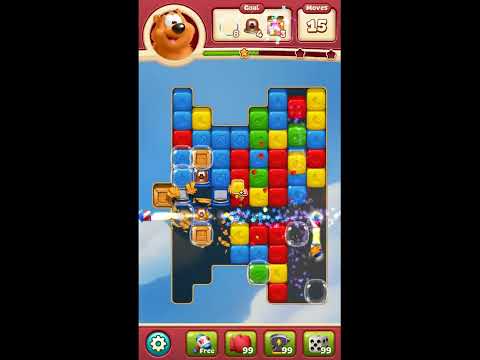 Toon Blast Level 7503 - NO BOOSTERS 🐻🐺🐱 | SKILLGAMING ✔️