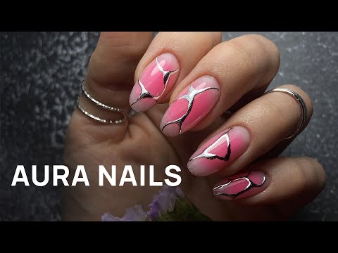Blush nails | EFECTO BLUSH EN UÑAS + diseño con transfer foil