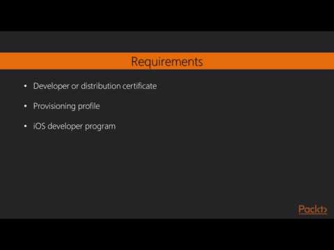 Building iOS 10 Applications with Swift Deploying an App | packtpub com