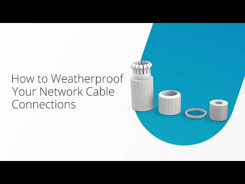 RJ45 Ethernet Cable Protective Cap Install