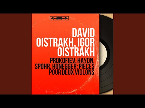 Violin Duet in B Major, Hob. VI:B1: I. Andante con variazioni