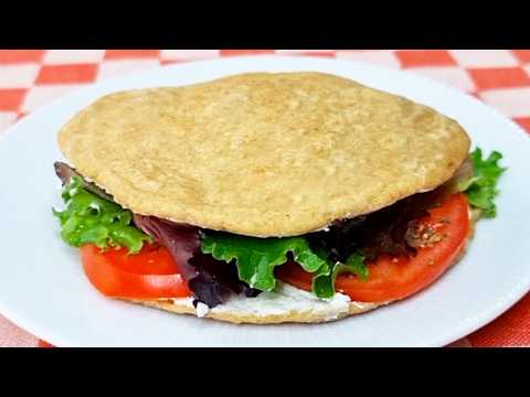 Delicious LOW CALORIE SNACK - NO FLOUR, HIGH FIBER, Easy, Quick, Cheap and Healthy