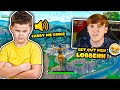 ANGRY GINGE PLAYS FORTNITE WITH ANGRY LITTLE FAN