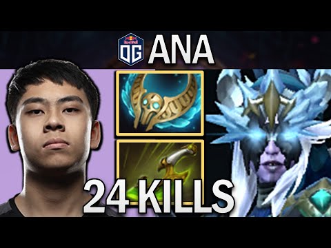 OG.ANA SMURF DROW RANGER WITH 24 KILLS & SWIFT BLINK - DOTA 2 PRO GAMEPLAY