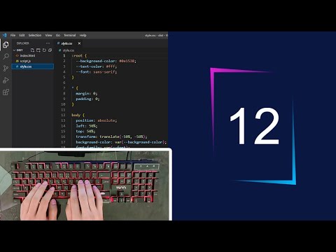 Asmr Programming Reverse Countdown Card Using Html Css Javascript No Talking