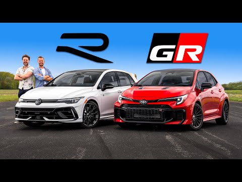 2025 VW Golf R vs GR Corolla // DRAG RACE & Review