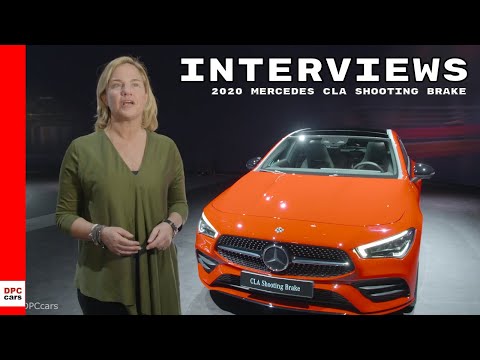 2020 Mercedes CLA Shooting Brake Interviews