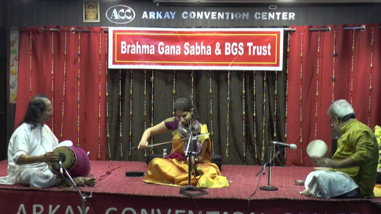 BRAHMA GANA SABHA & BGS TRUST - Shreya Devnath Violin