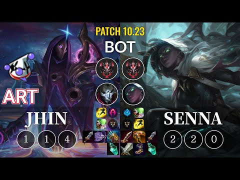 RJ Art Jhin vs Senna Bot - KR Patch 10.23