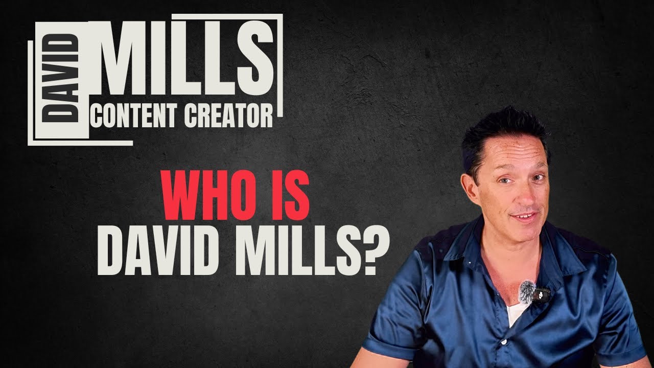 David Mills speaking about his marketing and creative work