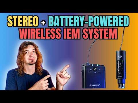 STEREO / PORTABLE / AFFORDABLE WIreless IEM System - Phenyx Pro PDP-M