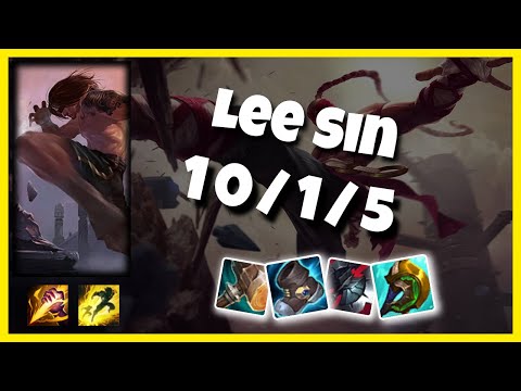 Lee Sin vs Rek'Sai KOREAN Challenger JUNGLE (10/1/5) - v10.25