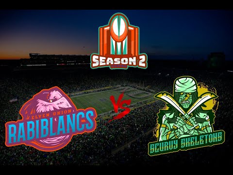 Blood Bowl Batrep 6 Rabiblancs(Elven Union) vs Scurvy Skeleton(Shambling Undead)