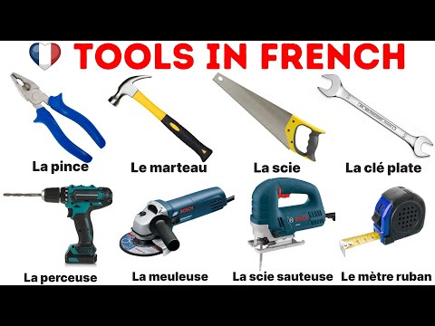 Tools in French  | French Tools Vocabulary | Learn Tools Names in French | Learn French Vocabulary