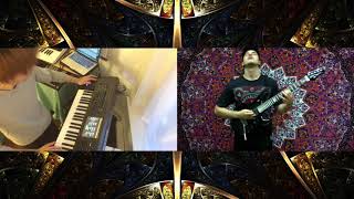 Haken - &quot;Portals&quot;  a  Split-Screen Cover (Keyboards and Guitar)