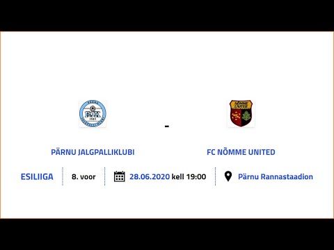 PÄRNU JALGPALLIKLUBI - FC NÕMME UNITED ESILIIGA 8. voor