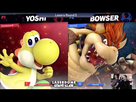 Laserdome GRAND SLAM - FantomenK (Yoshi) - Niko92 (Bowser) - Losers Round 5