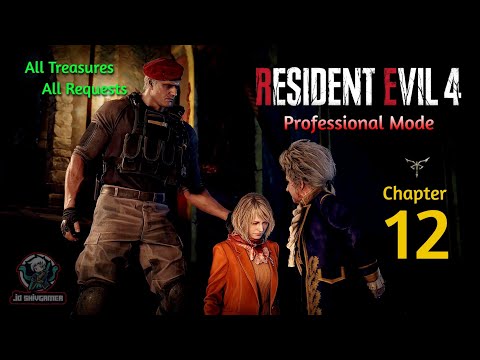Resident Evil 4 Remake | Professional | Chapter 12 : Clocktower Climb & Salazar Boss Fight | 60FPS