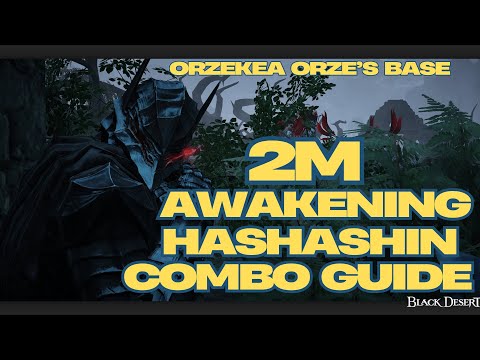 Black Desert Online 🔥 Awakening Hashashin🔥Updated 2m combo guide at Orzes base!