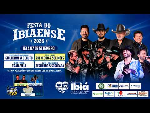 FESTA DO IBIAENSE 2026 - 🔥Rodeio |🎤Show com Guilherme e Benuto