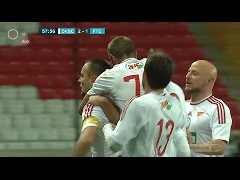 Szakály Péter gólja a DVSC-Teva - Ferencvárosi TC mérkőzésen