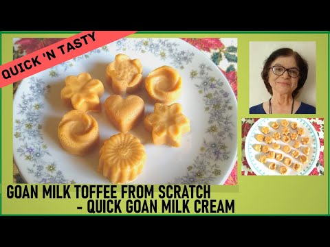 Quick Goan Milk Toffee From Scratch / Milk Toffee With Condensed Milk
