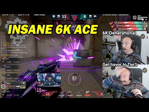 Sideshow Reacts to the Most INSANE 6K in Tier 2 VCT Valorant