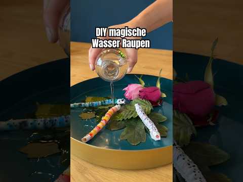 DIY Wasser Raupen basteln #kindergarten #shorts #kidsactivities #funforkids #forkids #basteln #diy