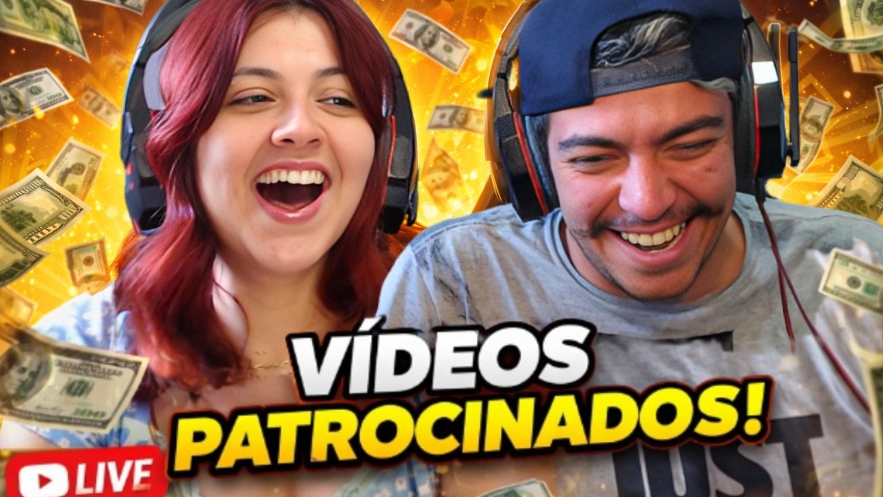 VÍDEOS PATROCINADOS + COMUNICADO IMPORTANTE!!!  (AO VIVO)