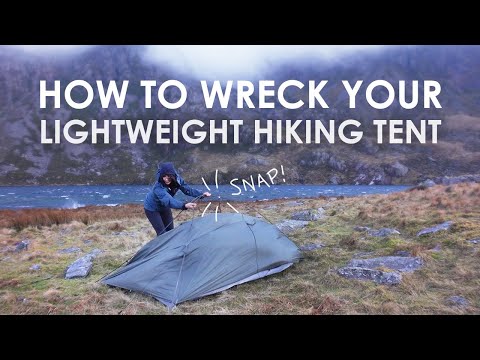 Another Lightweight Camping Tent Fail • Strong Winds vs X-Dome 1