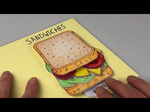 PopUptober Day 13 - Sandwich 🥪 pop-up card recipe