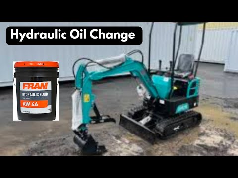 Chinese Mini Excavator Hydraulic Oil Change AGT QH12R