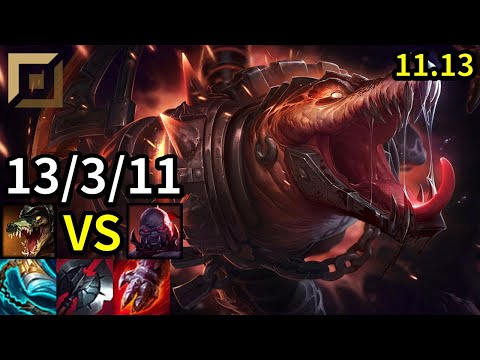 Renekton Top vs Sion - KR Master | Patch 11.13